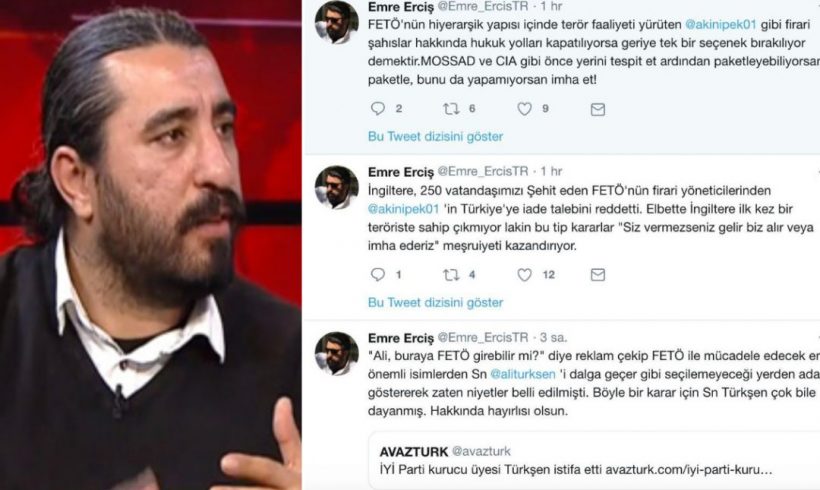 Periodista progubernamental dice que los “fugitivos” vinculados a Gülen deben ser secuestrados o asesinados